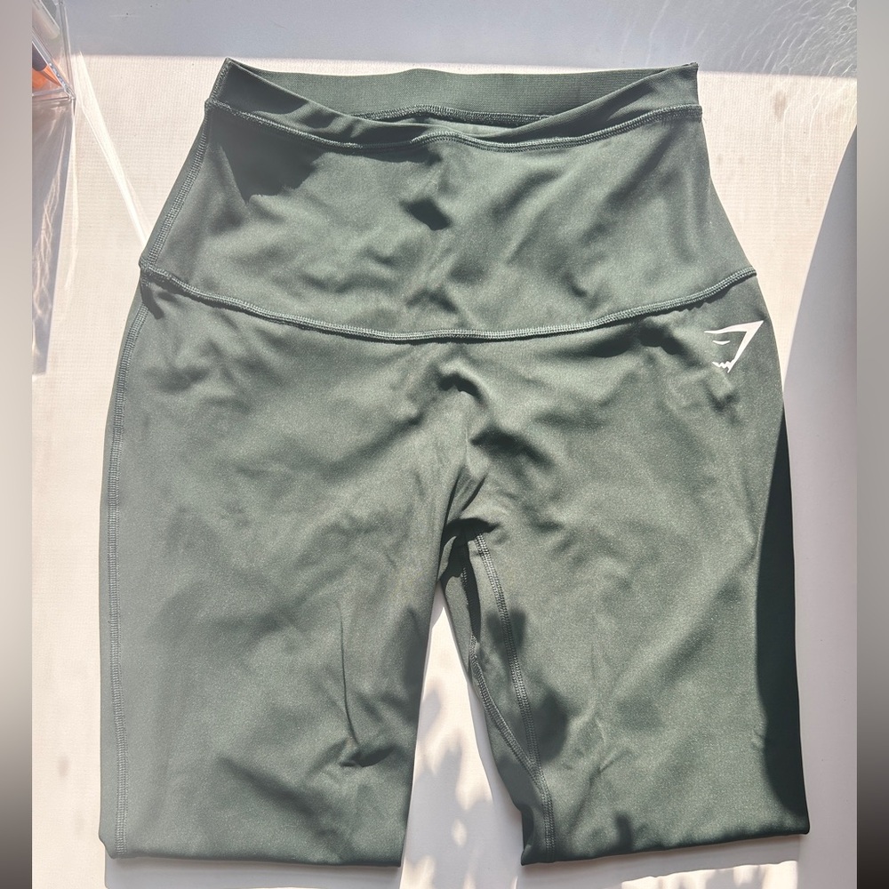 Gymshark Green Leggings High-Waisted Performance